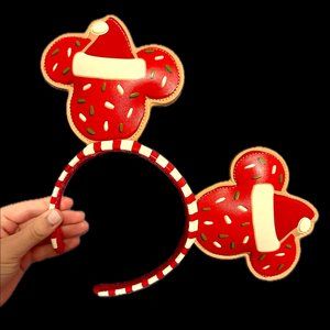 Disney Parks Official Christmas Cookie Mickey Ears